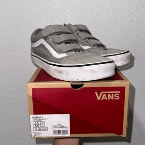 Vans Velcro Gray Shoes Sneakers